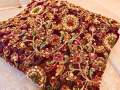 MUGHAL E AZAM Luxury Chiffon Collection 2 piece Shirt & Dupatta Fabric Pure soft Chiffon SWAROVSKI CRYSTALS & BEADS COMPLETE HANDMADE WORK. 