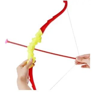 Bow And Arrow Archery Teer Kaman Playset Toy with Mini Stand for Kids Color May Vary