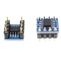 1Piece OPA627 X2 Turn to Dual Op Amp OPA627 Single Op Amp to Dual Op Amp Module SMD to DIP. 