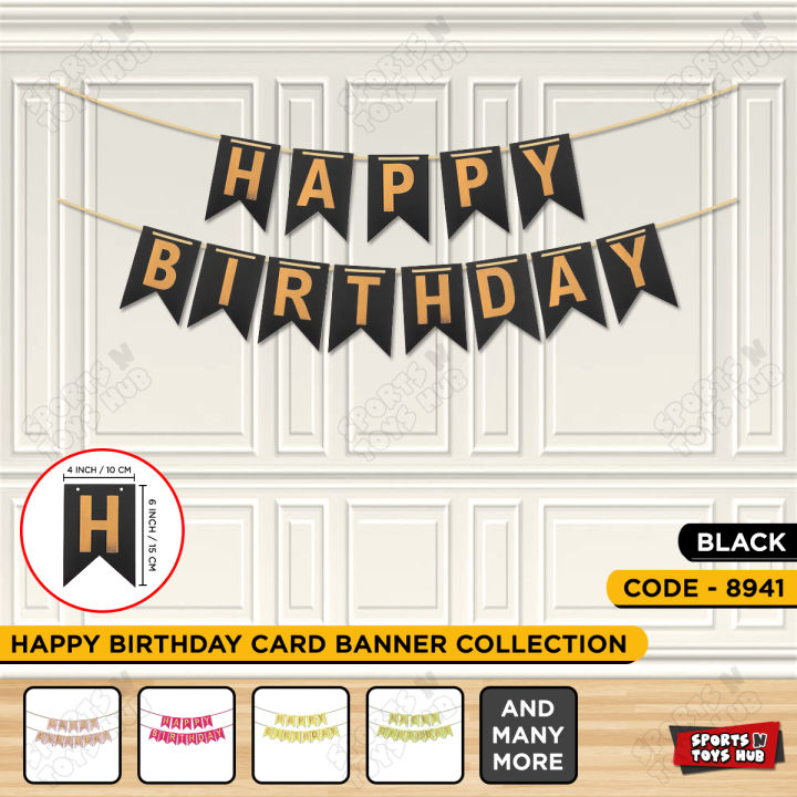 Multi Themes Happy Birthday Banner Photo Booth HBD Bunting Garland Flags For Birthday Party, Baby Shower, Baba 1st Birth Day Party Decor, Party Supplies Available in Assorted Colors