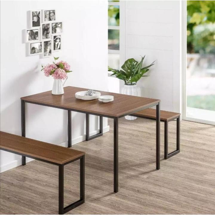 New Dining table with two benches, Outdoor dining table, Study table