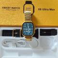 X8 Ultra Max Smart Watch 8 Series 49mm Gold Edition. 