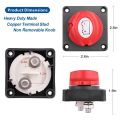 Battery Disconnect Switch Master Cut Shut Off Switch 12V 24V 48V for Marine Boat RV Waterproof Battery Isolator Switch. 