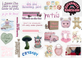 50/25pcs MELANIE MARTINEZ sticker pack of female singer music spotify portals k12 cry baby pink girls ideal for journaling highquality laptop stickers waterbottle cute aesthetic. 