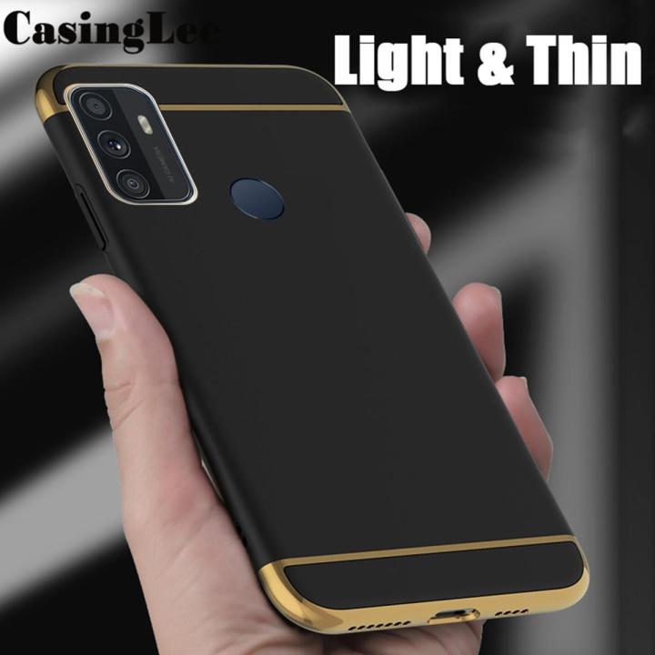 CasingLee For OPPO A53 Case Hard 3 In1 Ultra Slim Matte Plating Phone Full Protection back cover for OPPO A53 Phone cases cover