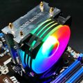 【ZOSR】CPU Cooler Cooling Fan 3PIN 4Pin Ventilador Silent for Intel 775 1150 1151 1155 1200 1366 2011 X79 X99 AM3 AM4 Radiator. 
