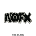 NOFX American Punk Rock Band Music Embroidered Iron on Patch Sew On Badge For Applique. 