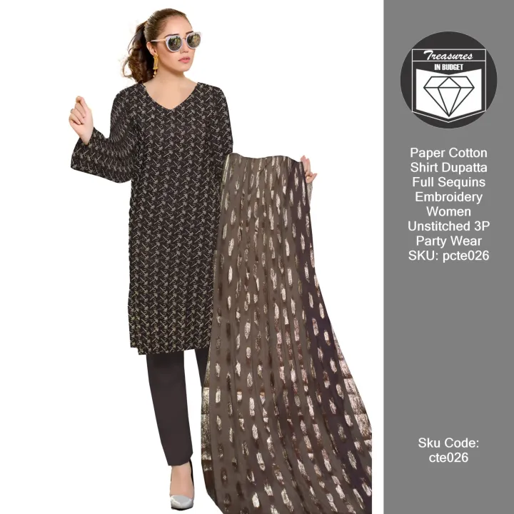 Summer%20Collection%203P%20Women%20Brown%20Cotton%20Suit%20Shirt%20Full%20Embroidery%20Organza%20Golden%20Barosha%20Dupatta%20SKU:%20cte026%20-%20Image%202