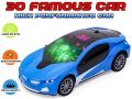 Rc Car Wireless Remote Control High Speed 3D Famous Car with Light Remote Control car for Boys - (Pack of 1) Multicoloured. 