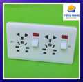 Universal Multi-functional Multi Plug Socket Wall Power Socket (5 in 1) Double China Fitting Sheet China Switch Board. 