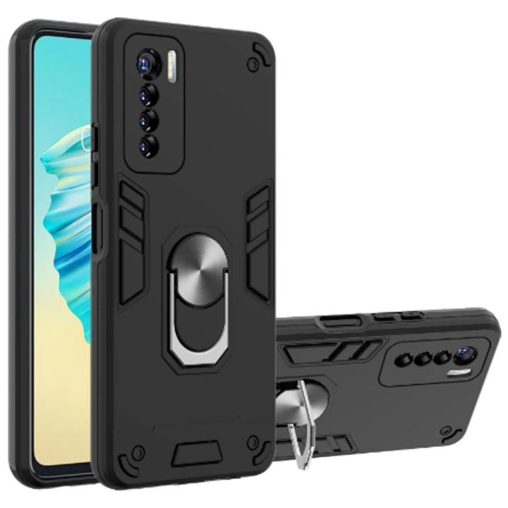 Tecno Camon 17 Pro Armor ring back case for Tecno Camon 17 Pro