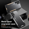 For Samsung Galaxy S24 Ultra case Aluminum Metal Matte Cover Soft Silicone Frame Camera Protection For Samsung Galaxy S24 Plus Back cover Phone cases. 