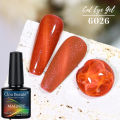 Clou Beaute Red Green Glitter Cat Eye Nail Gel Magnetic Gel Nail Polish Semi Permanent Soak Off UV LED Varnish for Manicure. 