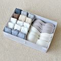16 in 1 Socks & Bra Drawer Organizer Divider, 24 Cells Box Foldable Socks Organizer Closet Organizer Organizer Underwear Storage Boxes to Hold Socks. 