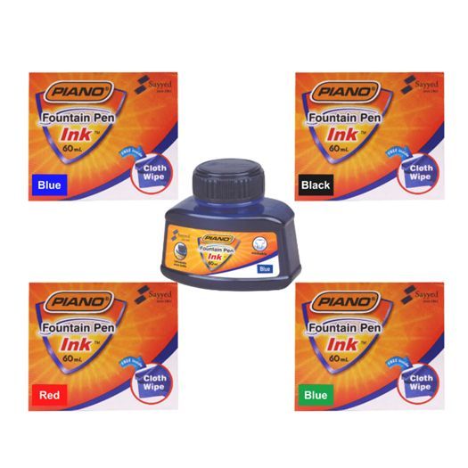 Piano Ink Piano Fountain Pen Ink 60ml – Pack of 4 Bottle | Daraz.pk