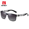 HOTBUY European and American Sports Cycling Polarized Sunglasses Men's Box Outdoor Sunglasses Manufacturers 8801. 