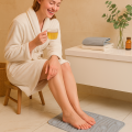 2-in-1 Silicone Washboard & Foot Pain Massager – Portable, Non-Slip, Multi-Use Laundry Mat with Suction Cups for Hand Washing Clothes & Relaxing Feet Massage at Home/Travel. 