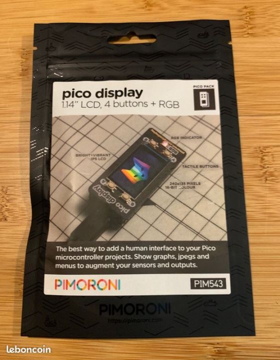 Pimoroni Pico Display Pack (PIM543) - 1.14