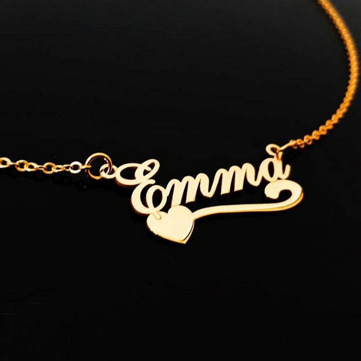 Customize Necklace, Customize Name Necklace, Date Locket, For Girls & Boys (PERFECT GIFT TO SEND YOUR WIFE , FIANCE, HUSBAND, FATHER , OR ANY ONE)