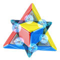 Pyraminx Pyramid Triangle Magic Cube Speed Puzzle Cube Stickerless 3 Layers Triangle Cube. 