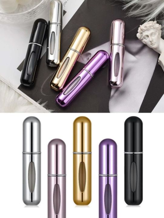 Portable Refillable Perfume Atomizer Bottle | Refillable Spray | Atomizer Perfume Bottle | Scent Pump Case | Perfume Atomizer Travel Bottle 5ml