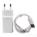 Original Oppo Vooc High Speed Mobile Charger for Oppo F9 F9 Pro F7 F5 F3 F3 Plus A71 A71K A83 A5 A3s A37F F1s / F3/Plus, F5/Youth, F7, A83, A37f, A37, A71, A57 and Other Oppo Devices-White. 
