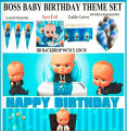 Boss Baby Birthday Decoration Set /  Bossbaby birthday theme / Boss baby theme birthday / boss baby theme decorations / party supplies. 