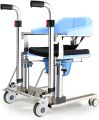 Patient Transport Wheelchair Lightweight Folding, Transfer Nursing Lift, Transfer Wheelchair, Bathroom Wheelchair for Adults,180° Split Seat, for Seniors. 
