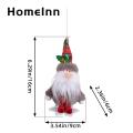 Romantic Christmas Decoration Southeast Asian Buyers' Favorite 3d Plush Christmas Santa Doll Hanging Decoration Festive Xmas Tree Ornament for Party Holiday Decor Gift Christmas Hanging Decoration. 