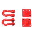 2 Set RC Car Part: 1 Set Climbing Trailer Tow Hook Hooks Buckle & 1 Set Adjustable Bracket Extender Seat. 
