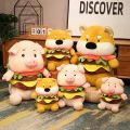 Cute Hamburger Capybara Dog Pig Plushie Capibaras Pizza Bubble Tea Juice Food Plush Toy Stuffed LifelikeDrink Cushion. 