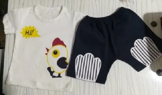 Hunz%20T-Shirt%20And%20Short%20Pant%20For%20Kids%20Baby%20Boys%20And%20Girls%20Round%20Neck%20Short%20Sleeves%20Tee%20Tops%20Clothes%20Sets%20Dresses%20Outfit%20-%20Image%202