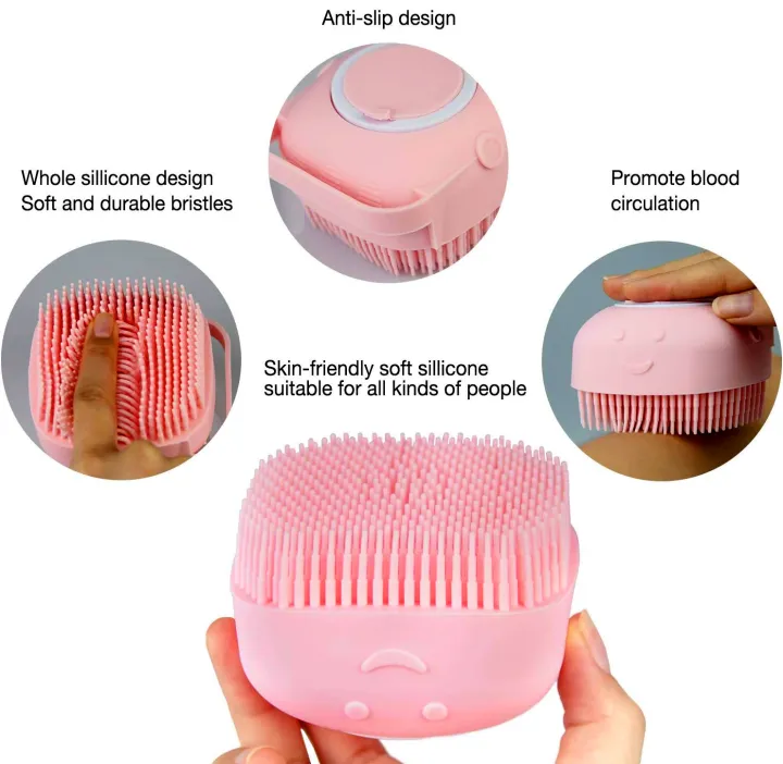 Silicone%20Bath%20Body%20Brush%20Scrubber%20with%20Liquid%20Soap%20Gel%20Shampoo%20Dispenser%7C%20Silicone%20Grooming%20Massage%20Brush%7C%20Dry%20Skin%20Spa%20Exfoliating%20Body%20Brush%7C%20Back%20Scrubs%20Bristle%20Comb%20Shower%20Brush%7C%20Soft%20Silicone%20Sponge%20Body%20Scrubber%20for%20Adults%20Kids%20Babies%20Pets%20Cat%20Dog%20-%20Image%206