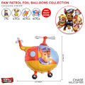 Paw Patrol & Marshall 33 Inches 3D Foil Balloons For Kids Birthday Decoration Cartoon Movie Characters Mylar Paw Patrol or Marshal AirWalker Balloon For Theme Party Decoration Carnival School Function PreNursery Party Supplies Decor For Baby Boy & Girl. 
