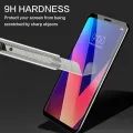 LG V30 / V30 PLUS Screen Glass Protector 3D Curved Glass Full Coverage Tempered Glass - Black. 
