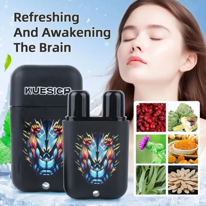 Two-hole Nasal Cannula Nasal Congestion Nasal Mint Nasal Passages Magic Device Nasal Inhalation Refreshing Sober Smell Stick