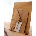 12 Pcs Vintage Kraft Paper Writing Paper European Style Paper for Letter Writing Letter Paper Stationery, Number 3. 
