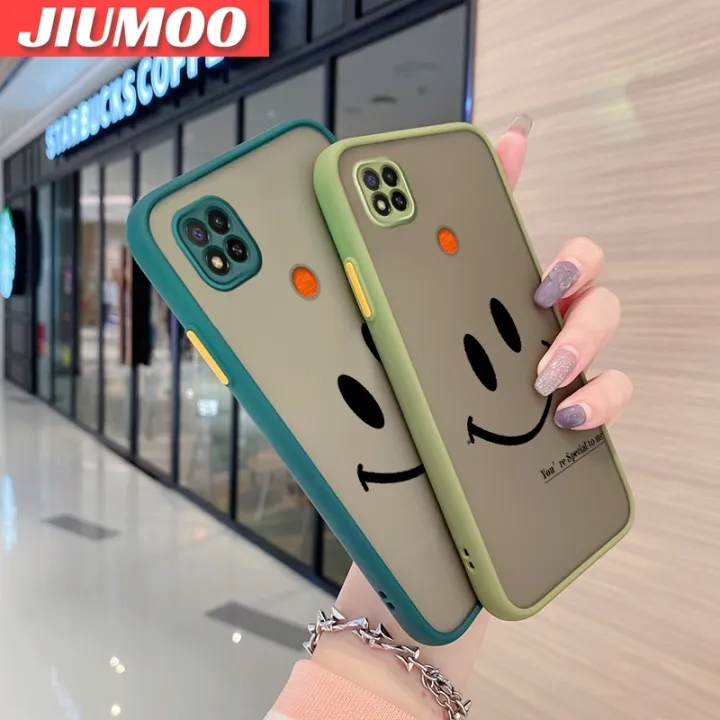 JIUMOO%20For%20Redmi%209C%20Redmi%209C%20NFC%20Xiaomi%20POCO%20C31%20Case%20Fashion%20Simple%20Smile%20Face%20Frosted%20Transparent%20Back%20Cover%20Lens%20Camera%20Protect%20Phone%20Case%20Edge%20Full%20Cover%20Casing%20Hard%20Cases%20-%20Image%202
