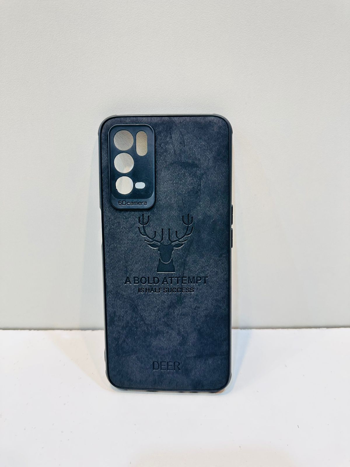 Lahore Mobile Case For Oppo A16 Hybrid Soft TPU Deer Pattern Leather Shockproof Case Cover - Oppo A16 Back Cover 4