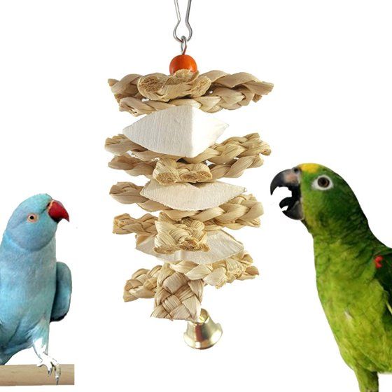 Picture of UK bird toys Large Parrot Toys Bird Chewing Toys-Natural Nuts Corn ...