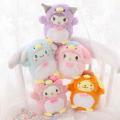 Kawaii Takara Tomy Sanrio Plush Toys Fluffy Stuffed Kuromi Cinnamoroll My Melody Rogdoll Dol Anime Cartoon Plush Doll Girls Gift. 