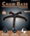 Heavy Duty chair base - 280mm - For Computer Chairs - Lab Chairs  - Lab stool - Made in Taiwan. 