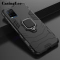 Casinglee For VIVO Y21 Case Shockproof Armor Stand with Holder Car Magnetic Ring Back Cover For VIVO Y21 Phone cases For girls and Boys. 