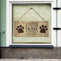 1 Set Plaques Sign Eco-friendly English Letter Printed Wood Hanging Decorative Plaque Supplies for Yard. 