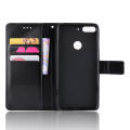HTC Desire 12 PLUS phone case HTC Desire 12 flip cover crazy horse pattern leather case 12 flip shockproof magnetic leather card slots wallet Anti-drop  Luxury Soft Side Protection Mobile Phone Case Cover Back. 