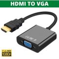 HDMI to VGA converter | High Resolution 1920 x 1200 | Compact HMDI to VAG Adapter. 
