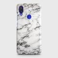 Xiaomi_ Redmi Note 7 Pro Cover - Matte Finish - Trendy Mysterious White Marble Printed Hard Case with Life Time Colors Guarantee. 