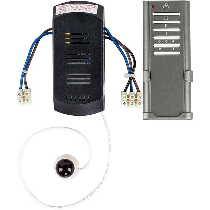 MiniSun Ceiling Fan Remote Control Complete Kit - 3 Speed Settings & Light Control