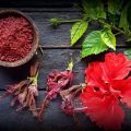 Organic Hibiscus Flower Powder 100 gm Organic Hibiscus Flower Powder 100 gm. 