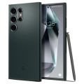 Spigen Thin Fit Phone Case for Samsung Galaxy S24 Ultra – Abyss Green. 